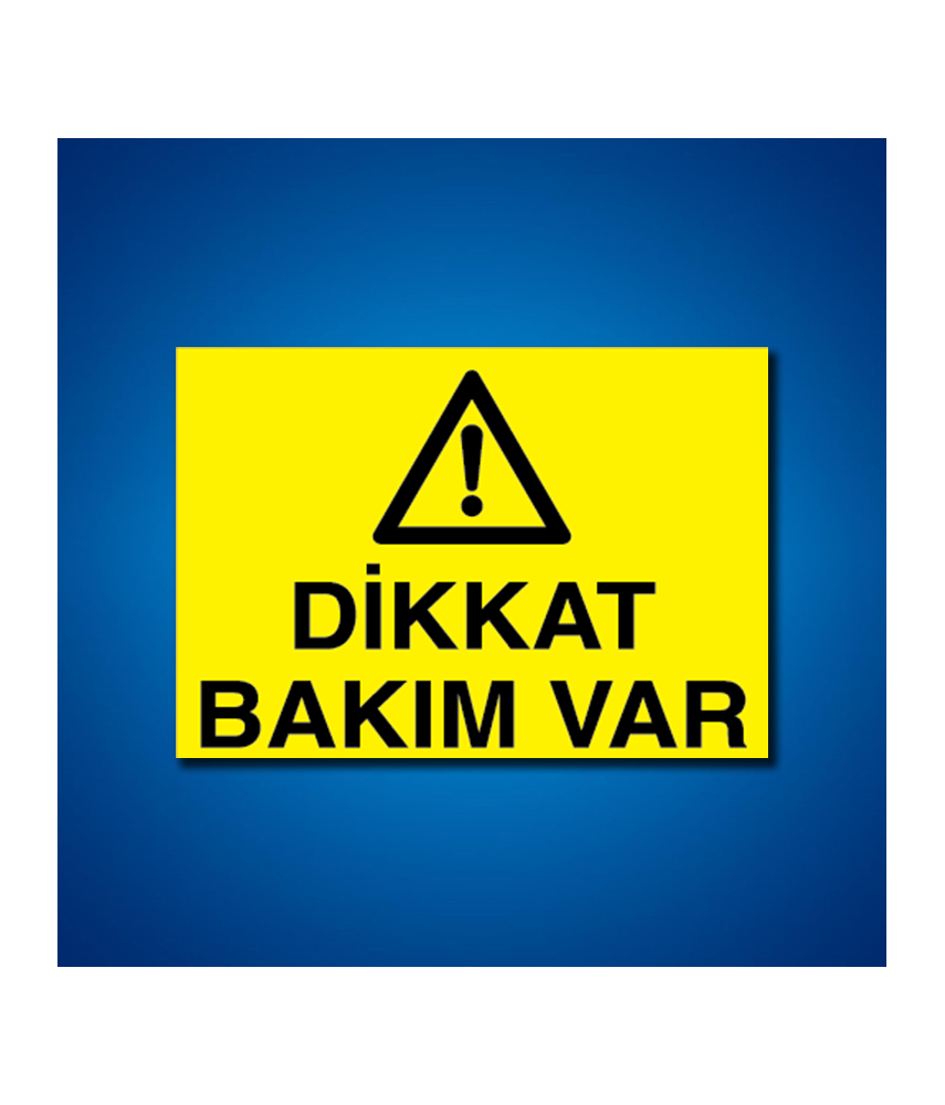 Bakım Arıza Ayar Ve Yağlama Etiketleri