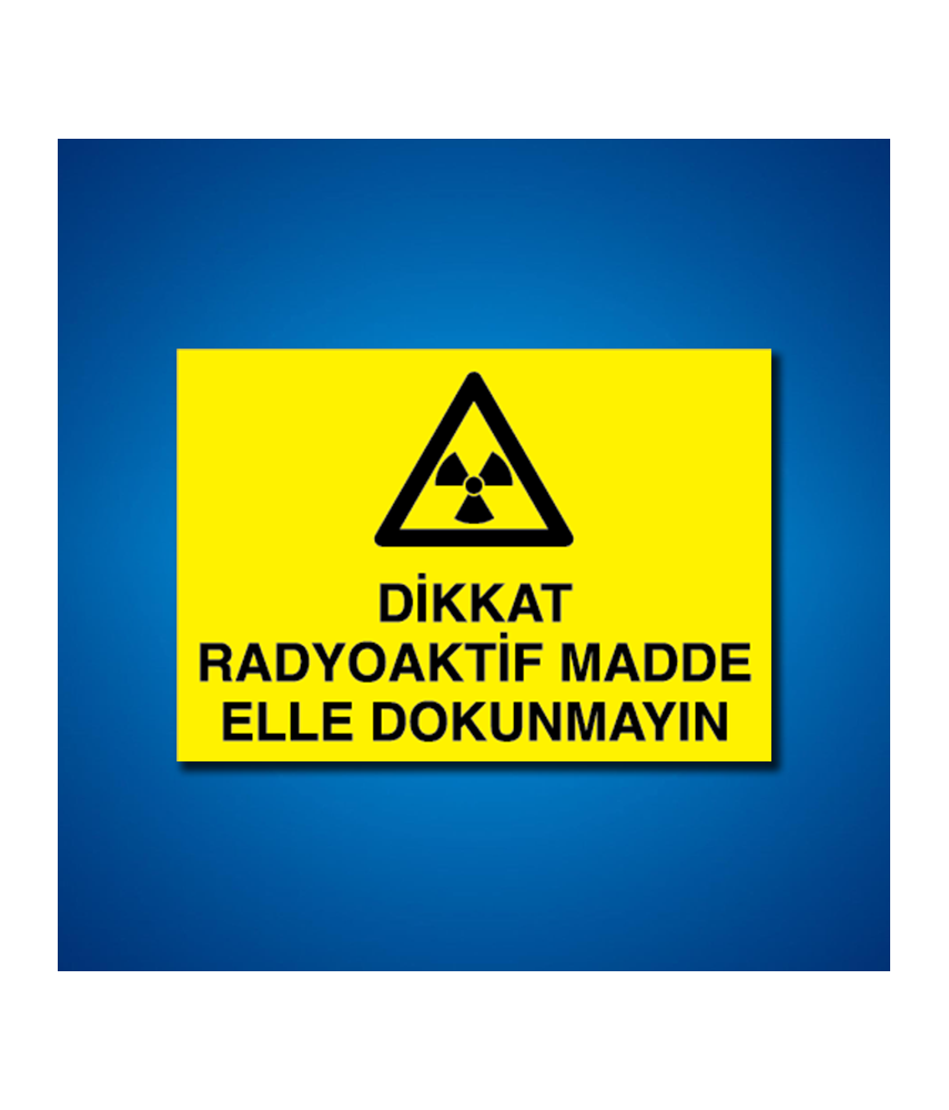 Radyason Lazer Işın İş Güvenliği Etiketleri