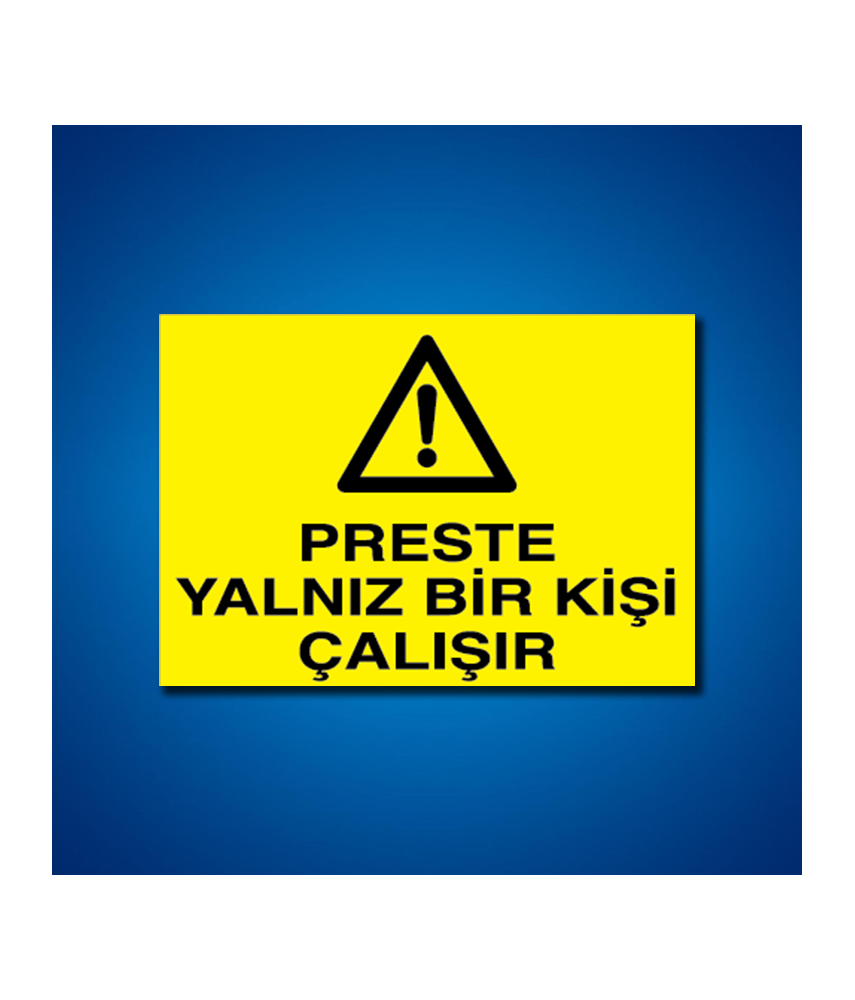 Pres-Giyotin-Makas İş Güvenliği Etiketleri