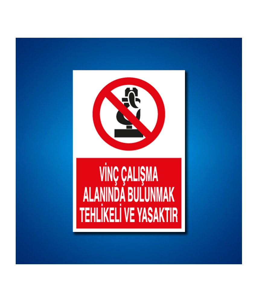 Vinç İş Güvenliği Etiketleri