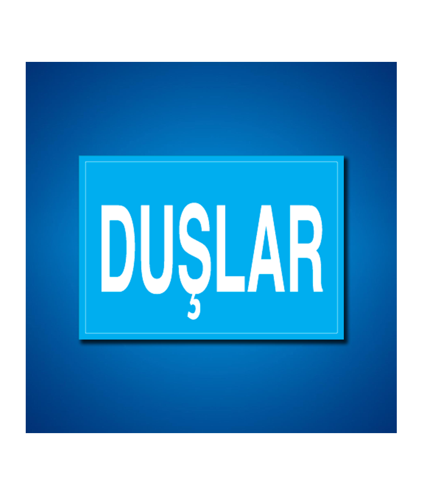 Duş İş Güvenliği Etiketleri