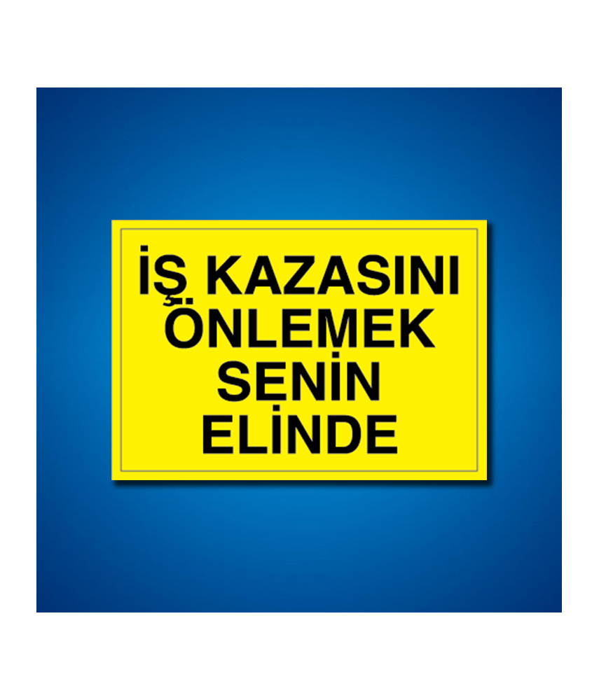 İş Kazası İş Güvenliği Etiketleri