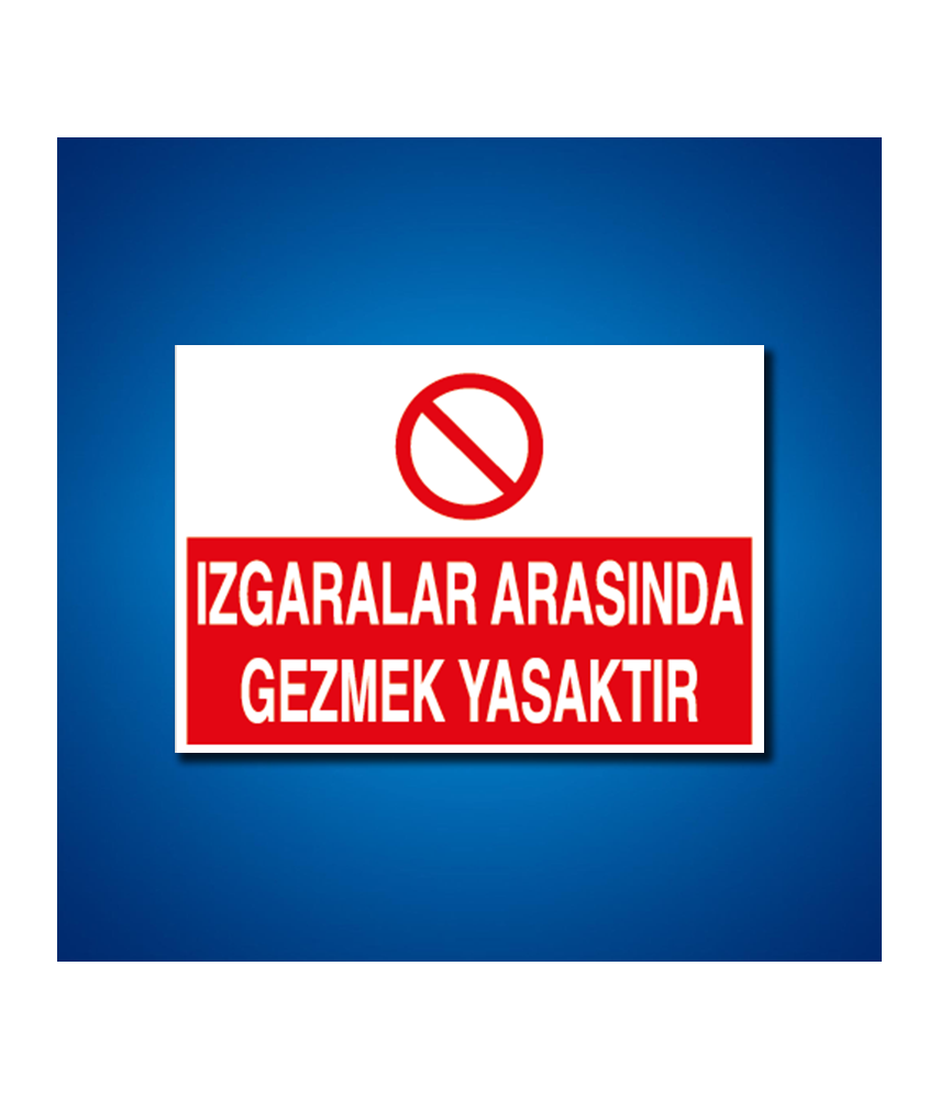 Yasaklama İş Güvenliği Etiketleri