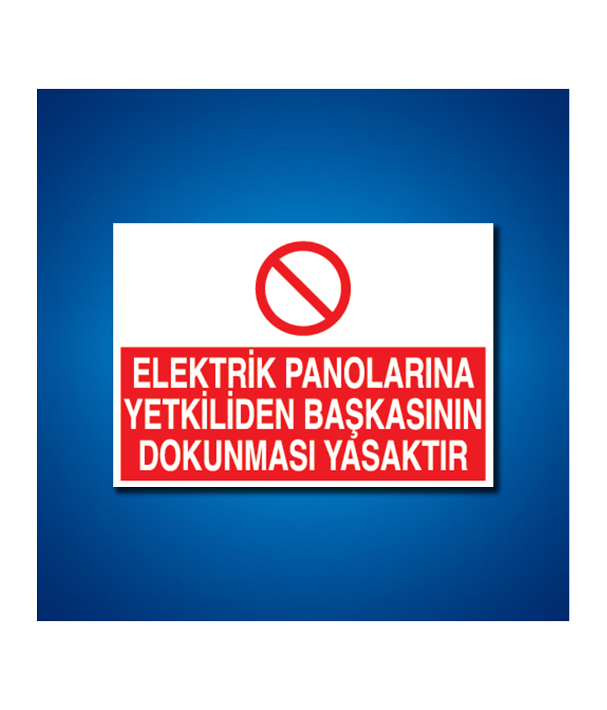 Pano İş Güvenliği Etiketleri