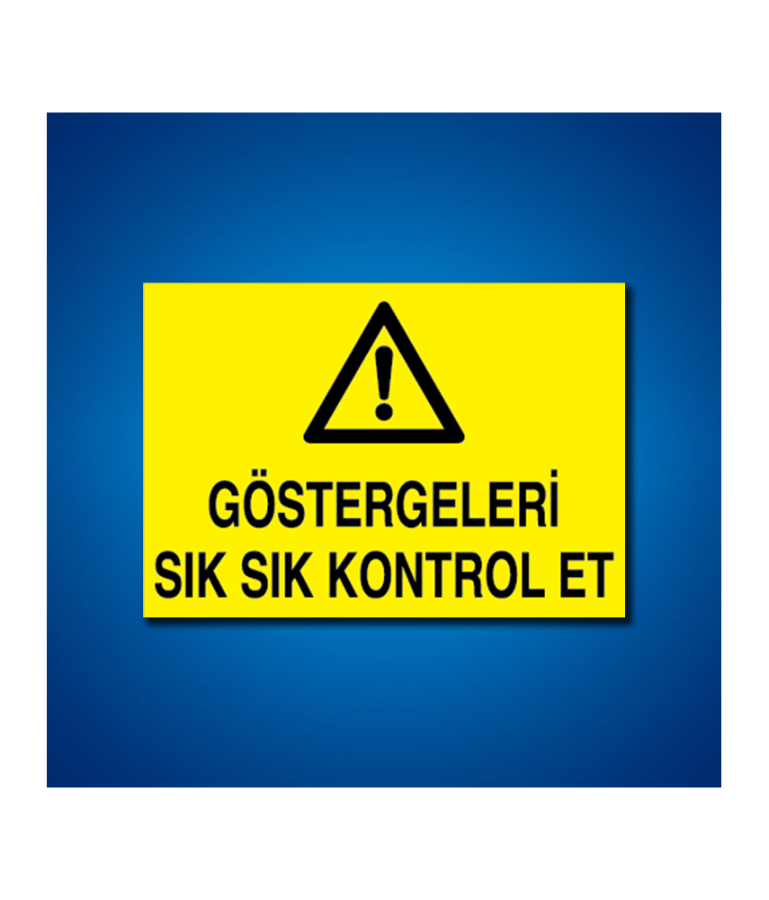 Makine İş Güvenliği Etiketleri