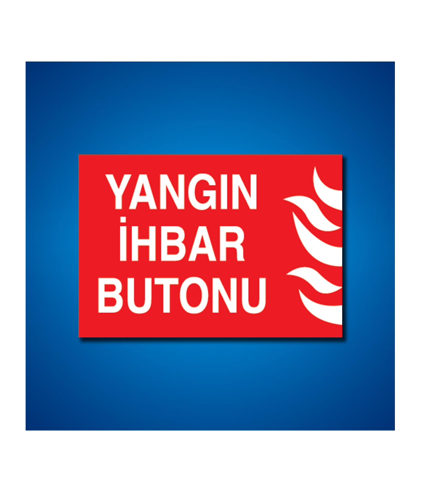 Yangınla Mücadele İş Güvenliği Etiketleri