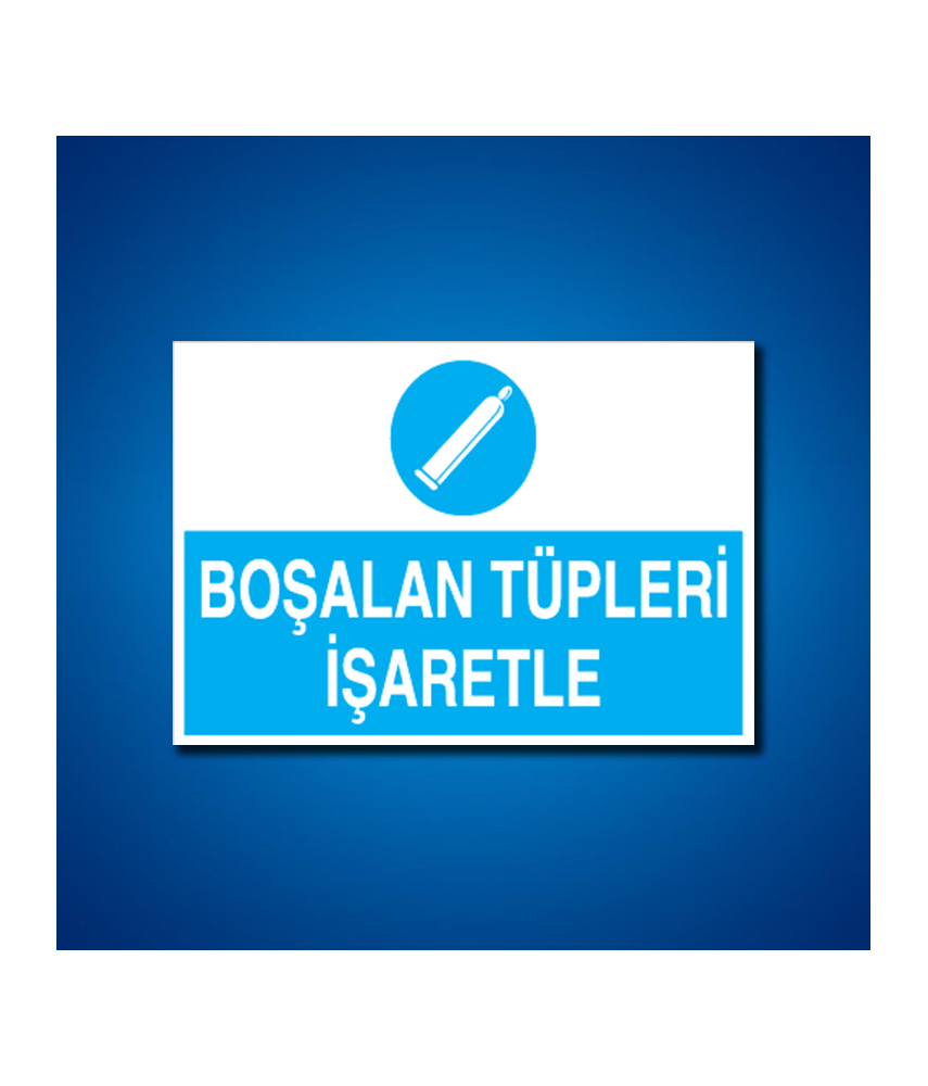 Tüpler İş Güvenliği Etiketi
