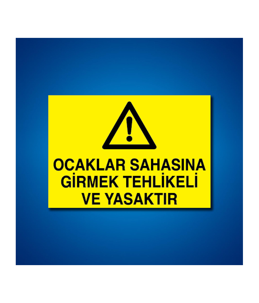 Ocak-Haddehane-Döküm İş Güvenliği Etiketleri