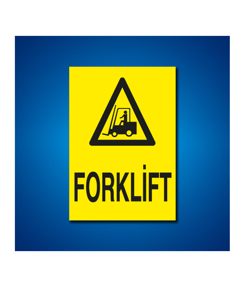 Forklift İş Güvenliği Etiketleri