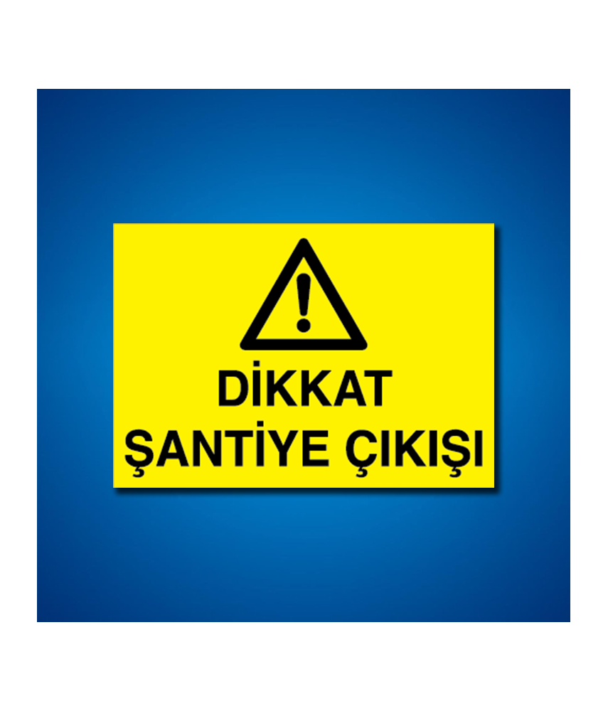Şantiye İş Güvenliği Etiketleri