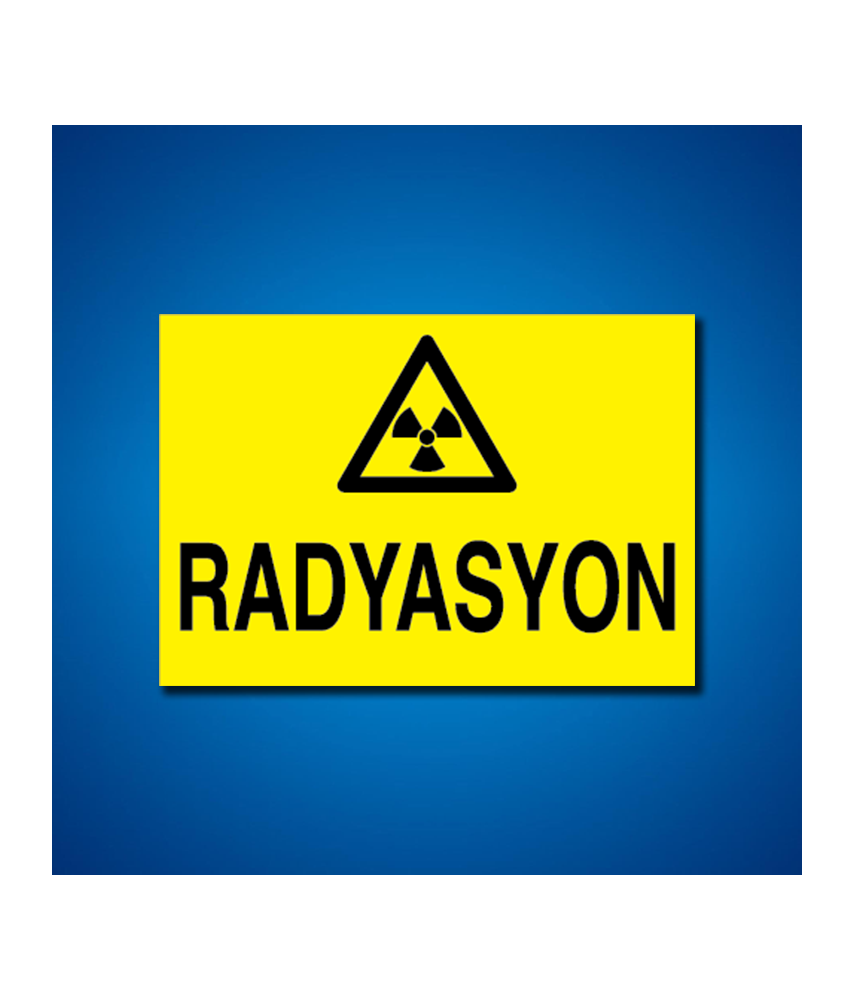 Radyason Lazer Işın İş Güvenliği Etiketleri
