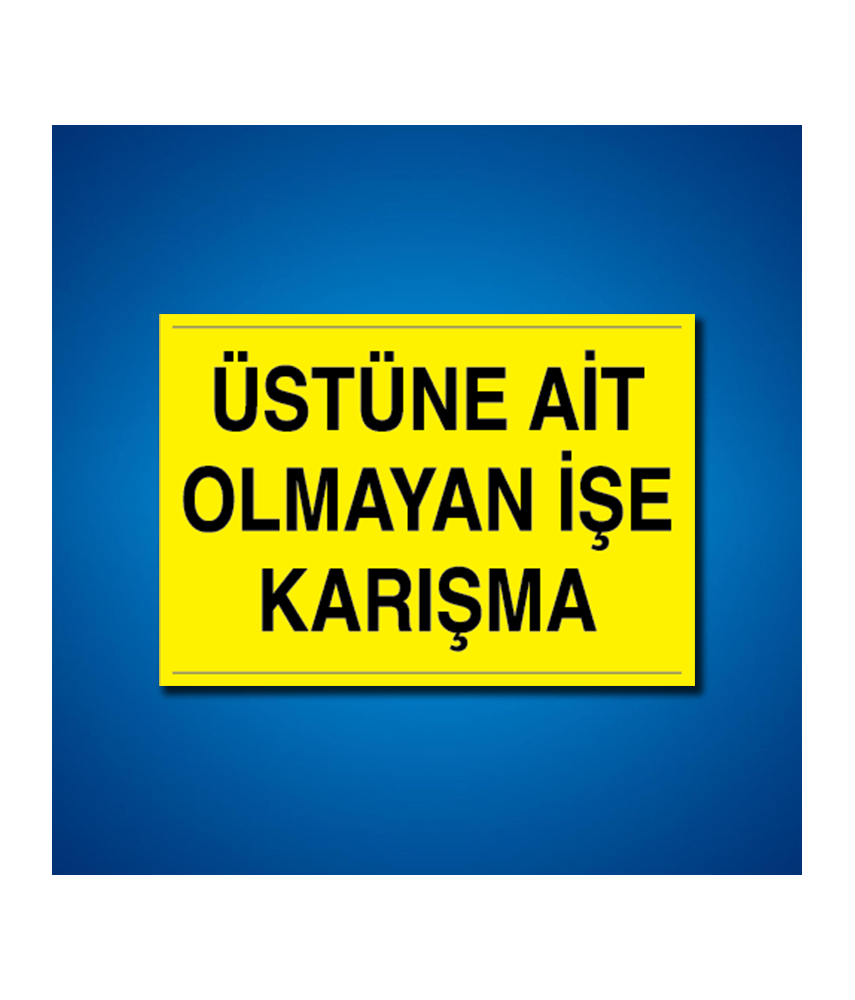 İş Güvenliği Etiketleri