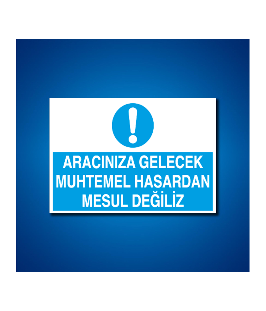 Şoför Araç Kantar Yaya İş Güvenliği Etiketleri