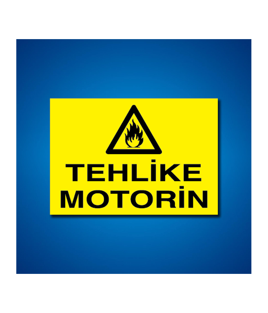 Yanıcı-parlayıcı İş Güveniği Etiketleri