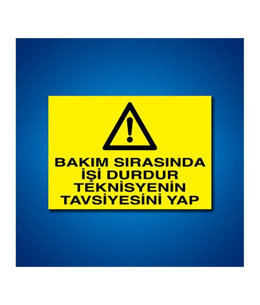 Bakım Arıza Ayar Ve Yağlama Etiketleri