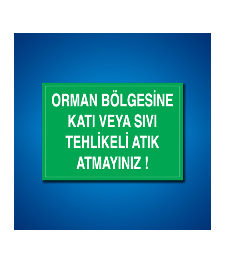 Atıklar İş Güvenliği Etiketleri