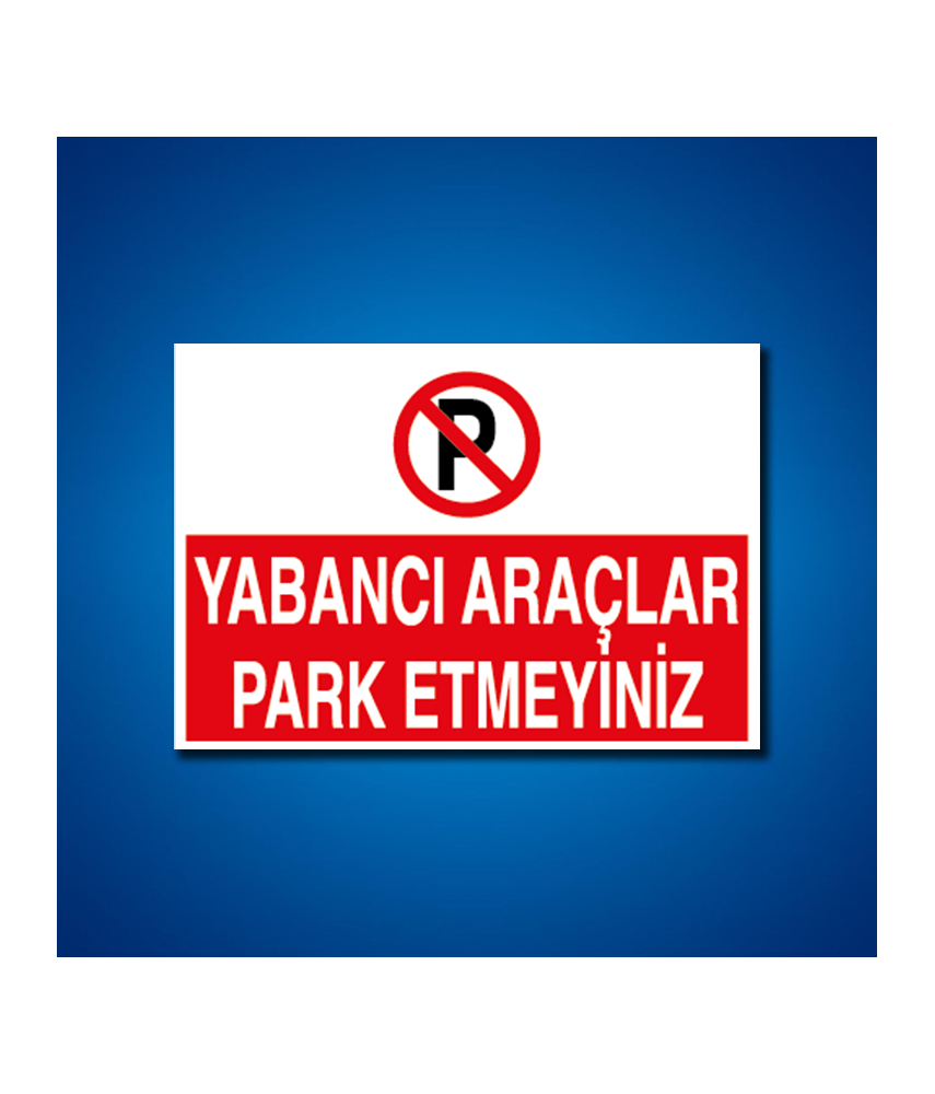 Park İş Güvenliği Etiketleri