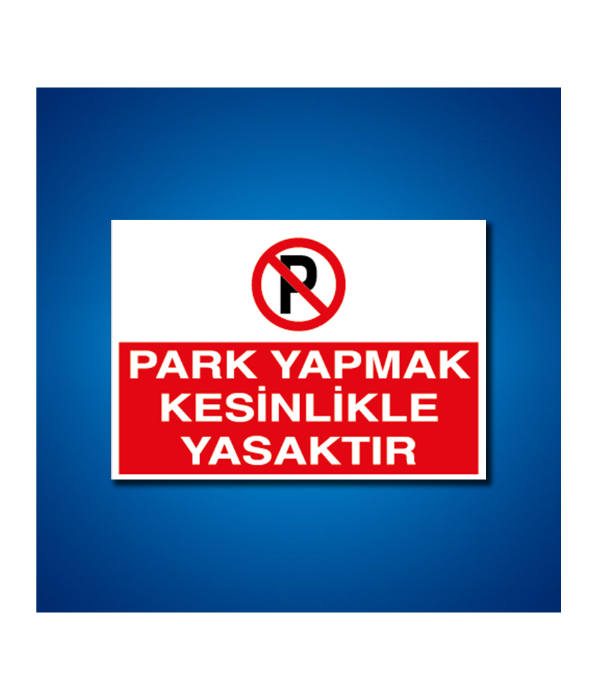 Park İş Güvenliği Etiketleri