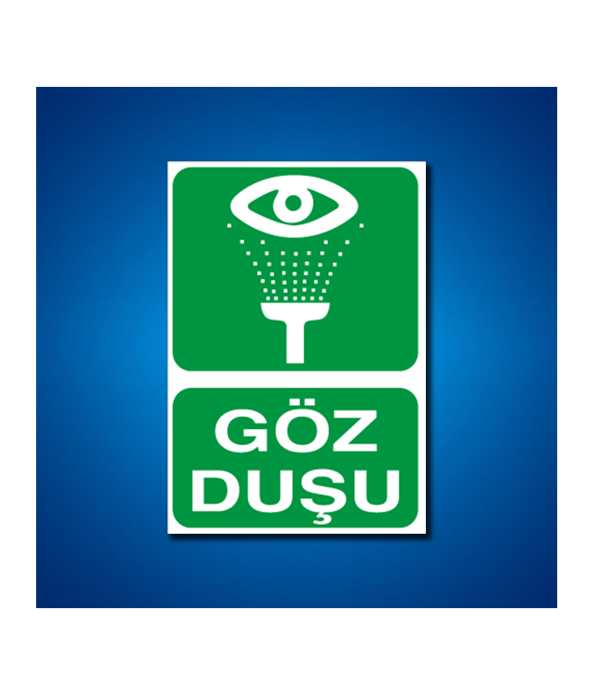 Duş İş Güvenliği Etiketleri