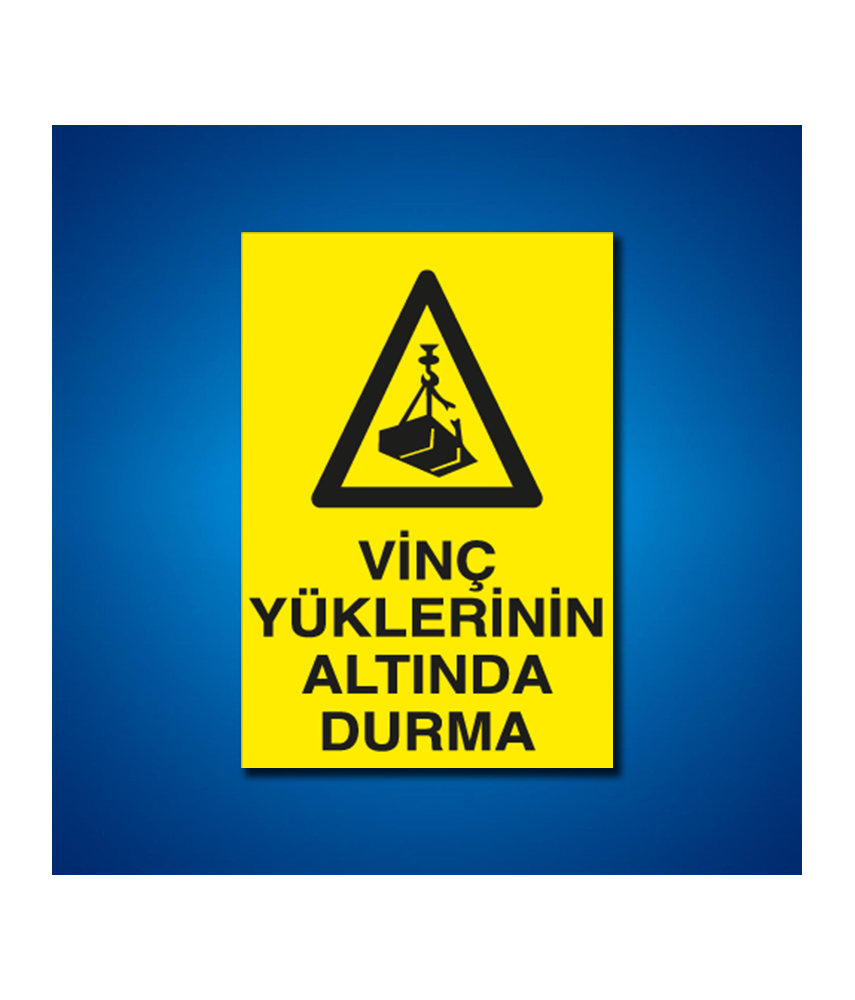 Vinç İş Güvenliği Etiketleri