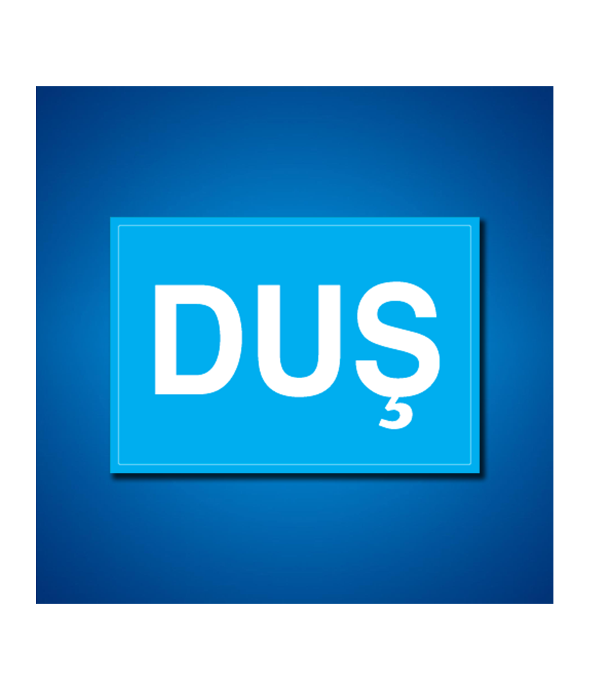 Duş İş Güvenliği Etiketleri