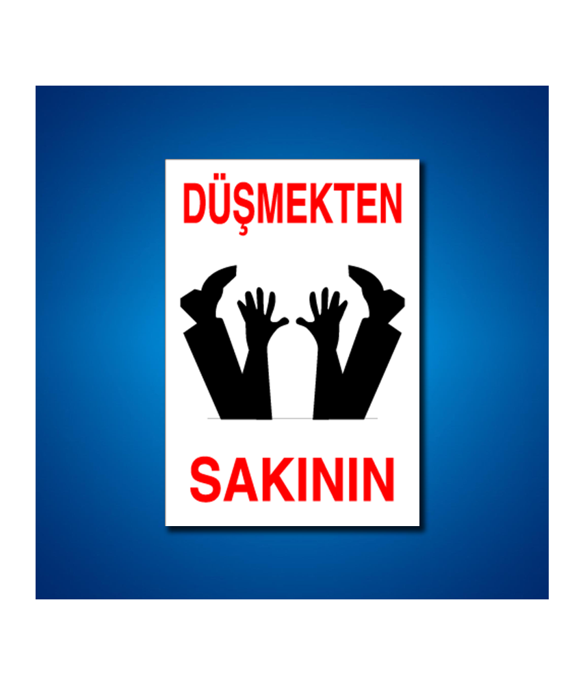 Emniyet Kemeri İş Güvenliği Etiketleri