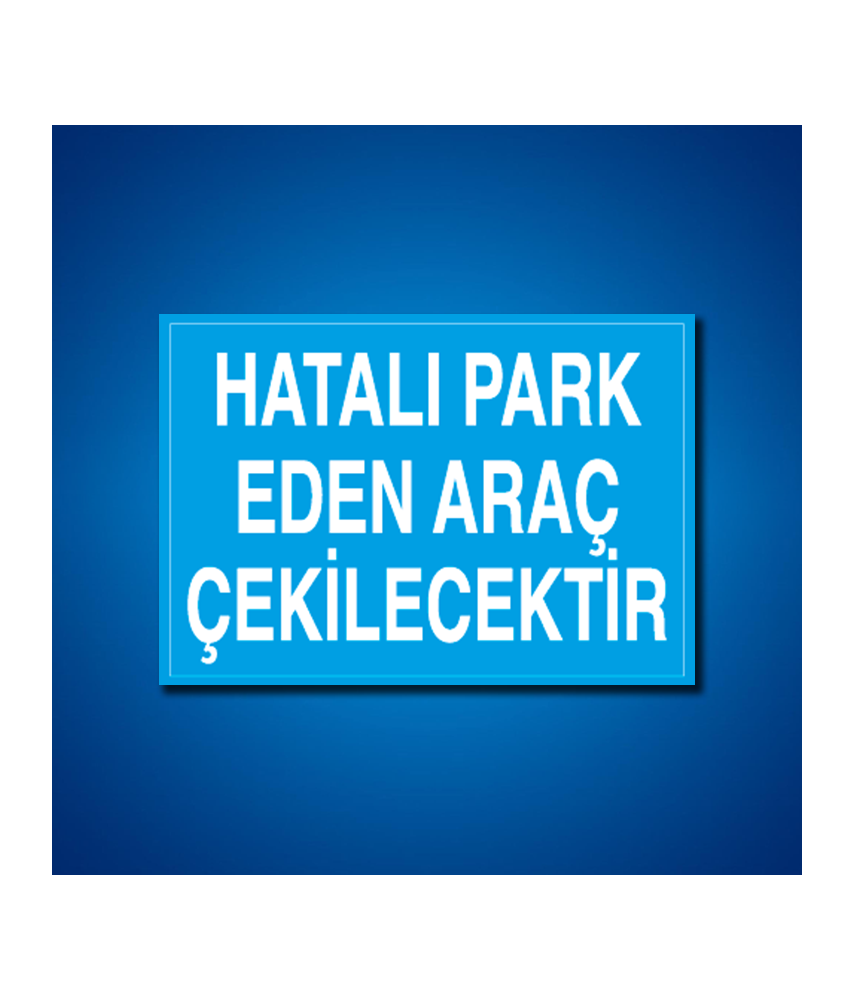 Park İş Güvenliği Etiketleri