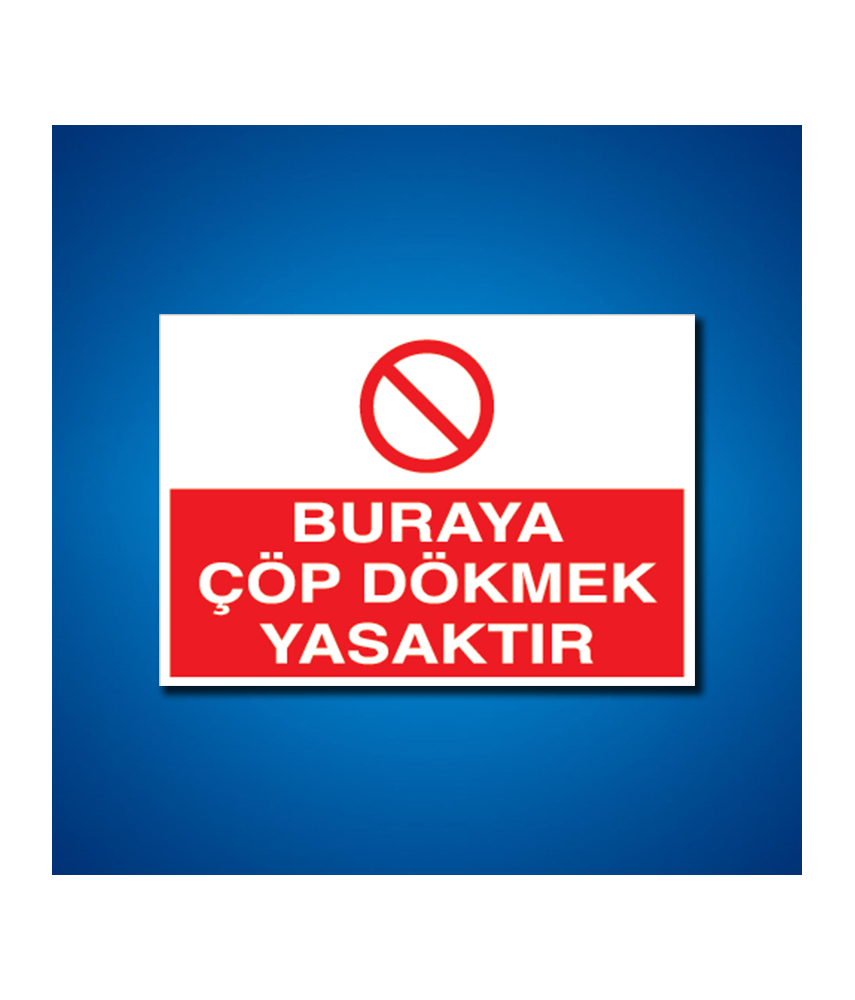 Çöp İş Güvenliği Etiketleri