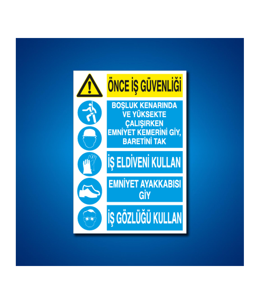Ekipman İş Güvenliği Etiketleri