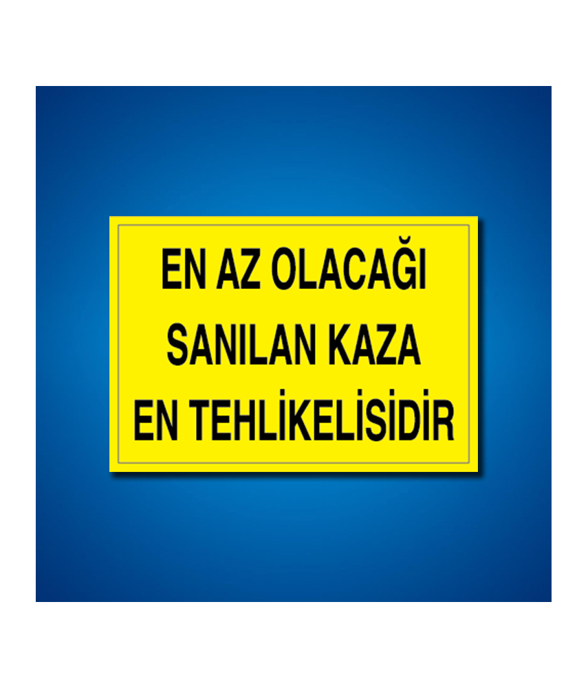 İş Kazası İş Güvenliği Etiketleri