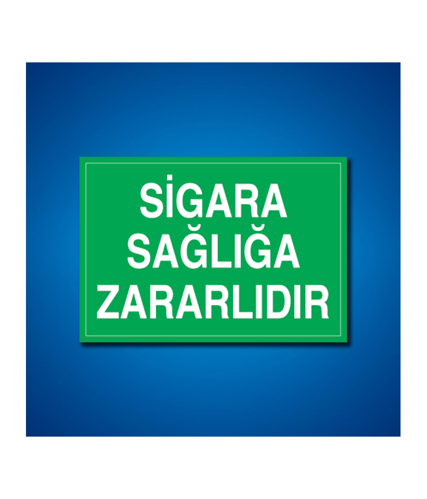 Sigara İş Güvenliği Etiketleri