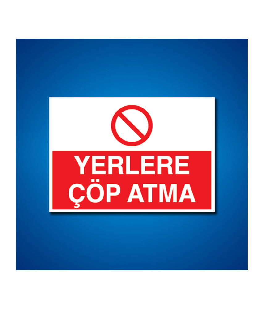 Çöp İş Güvenliği Etiketleri