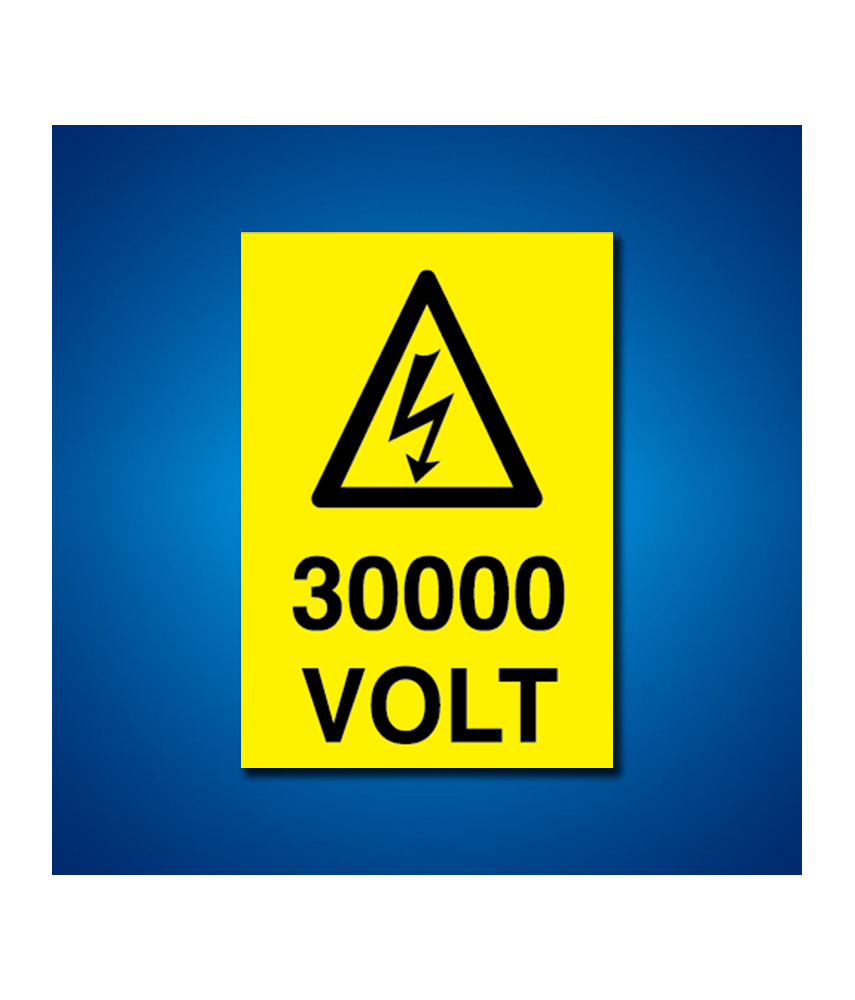 Voltaj İş Güvenliği Etiketleri