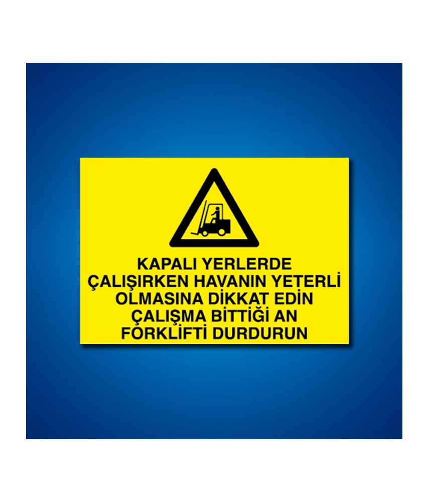 Forklift İş Güvenliği Etiketleri