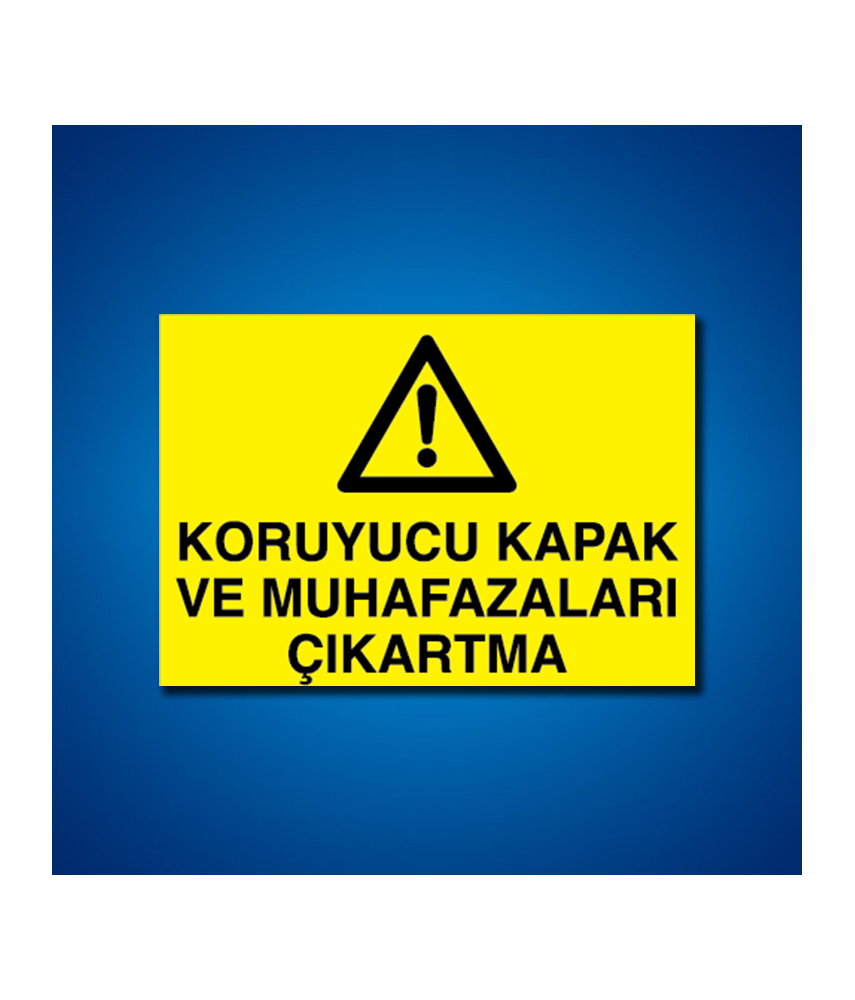 Makine İş Güvenliği Etiketleri