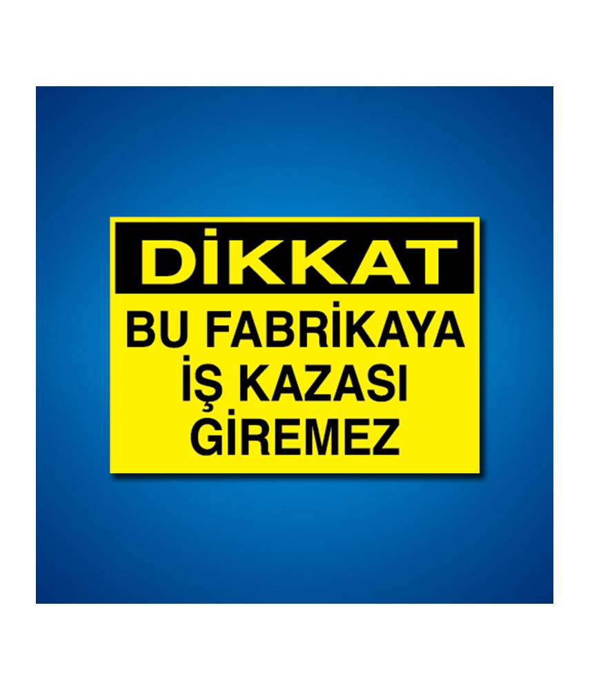 İş Kazası İş Güvenliği Etiketleri