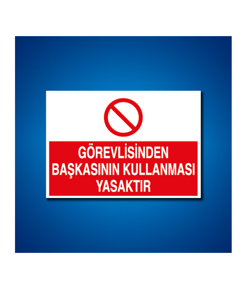 Makine İş Güvenliği Etiketleri