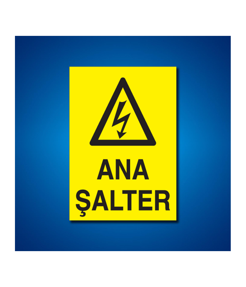 Şalter İş Güvenliği Etiketleri