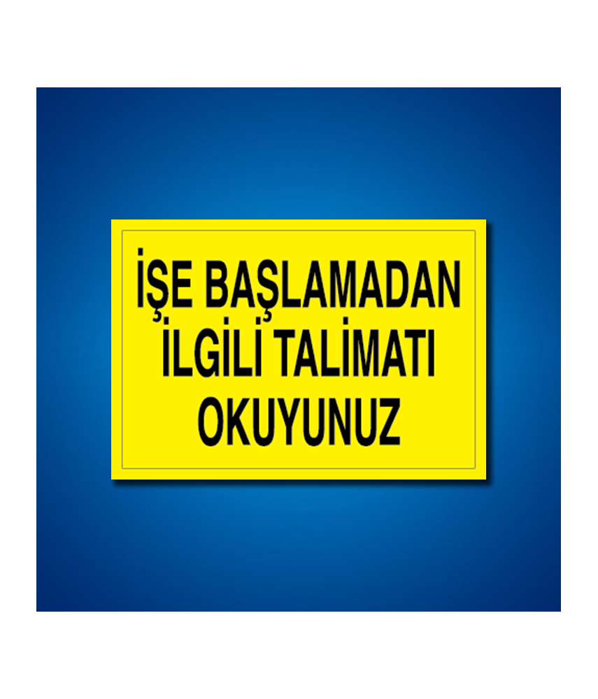 Makine İş Güvenliği Etiketleri