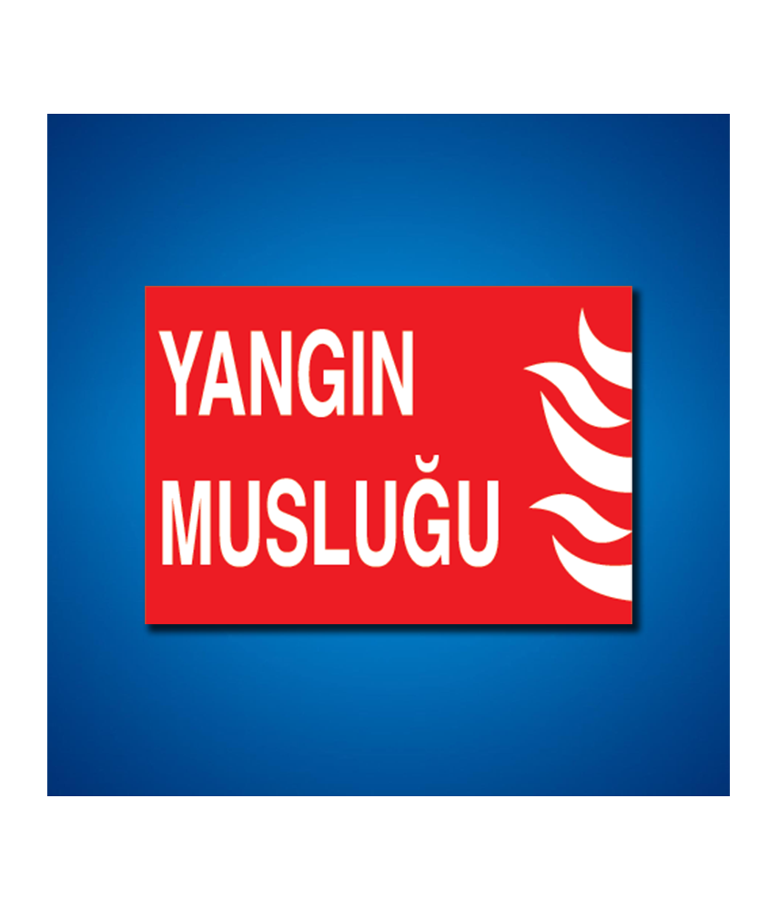 Yangınla Mücadele İş Güvenliği Etiketleri