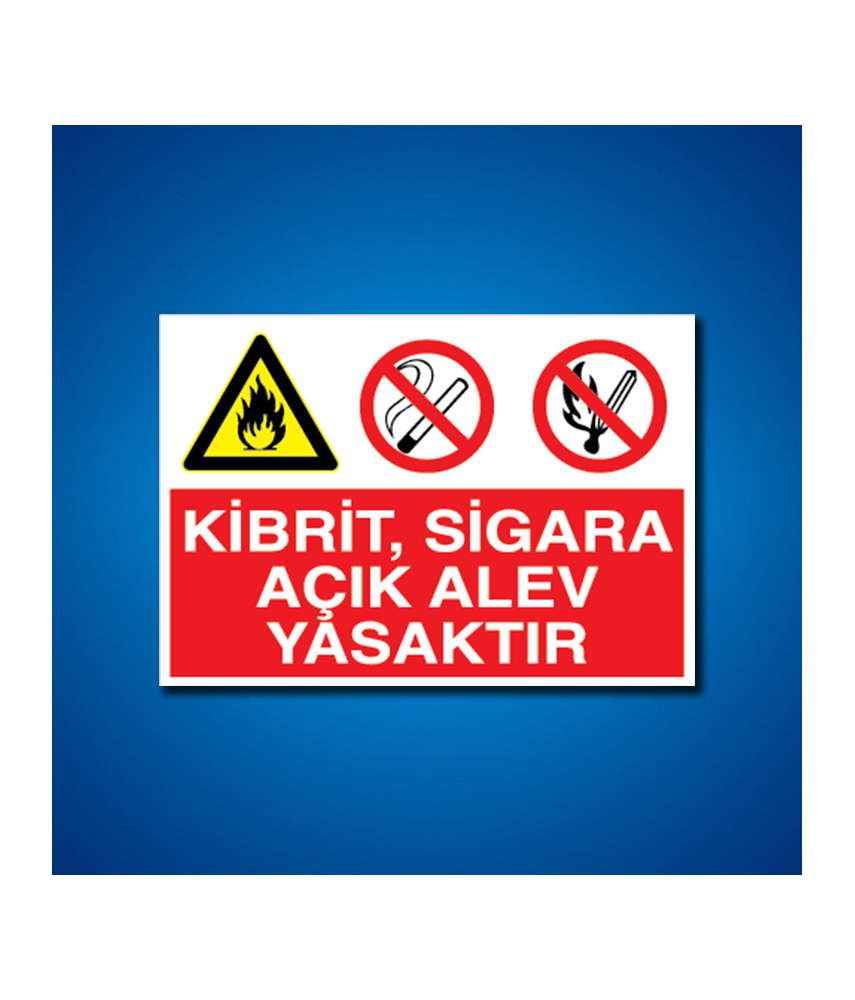 Ateş Ve Alev Uyarı İşaretleri
