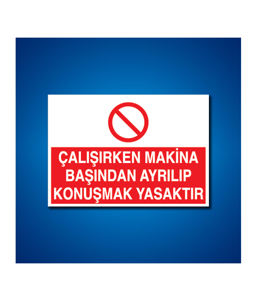 Makine İş Güvenliği Etiketleri
