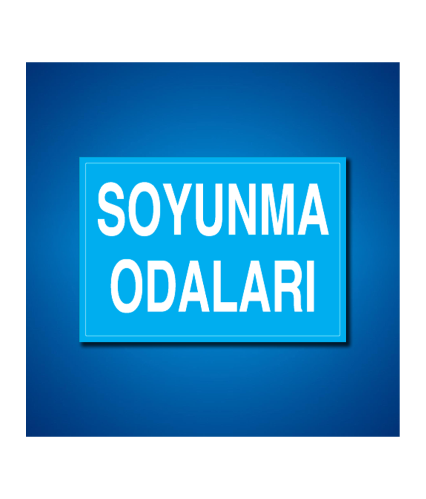 Soyunma Odaları İş Güvenliği Etiketleri