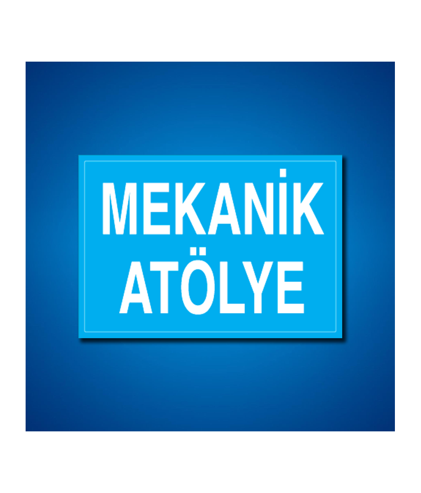 Atölye İş Güvenliği Etiketleri