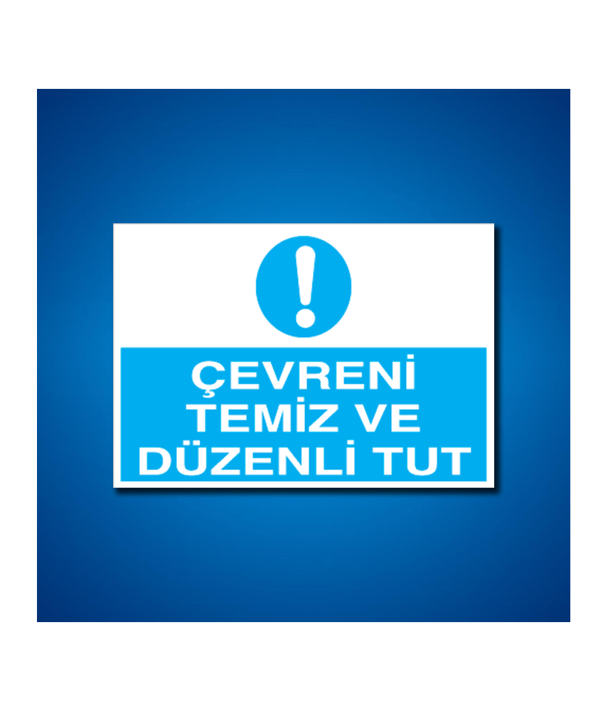 Temizlik-Düzen İş Güvenliği Etiketleri