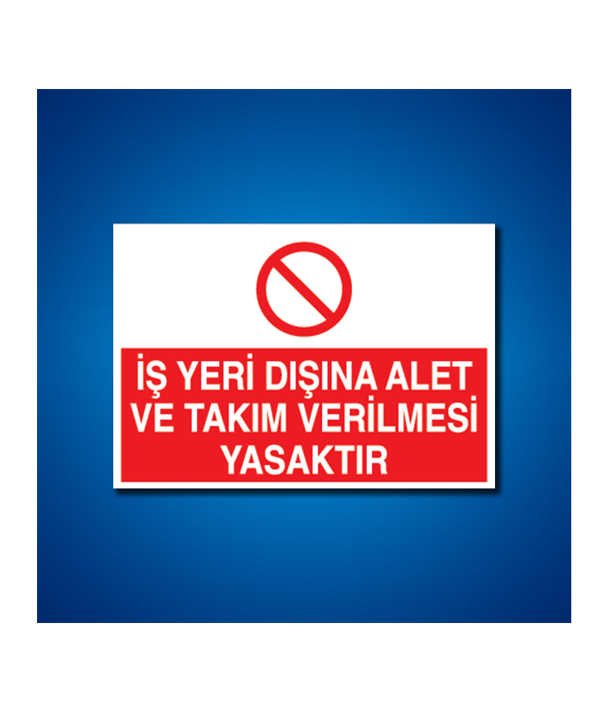 Alet-Tezgah-Malzeme Etiketleri