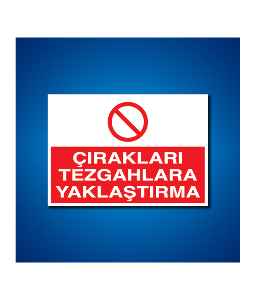 Torna-Planya-Freze-Cnc İş Güvenliği Etiketleri