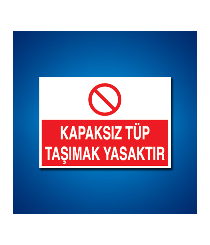 Tüpler İş Güvenliği Etiketi