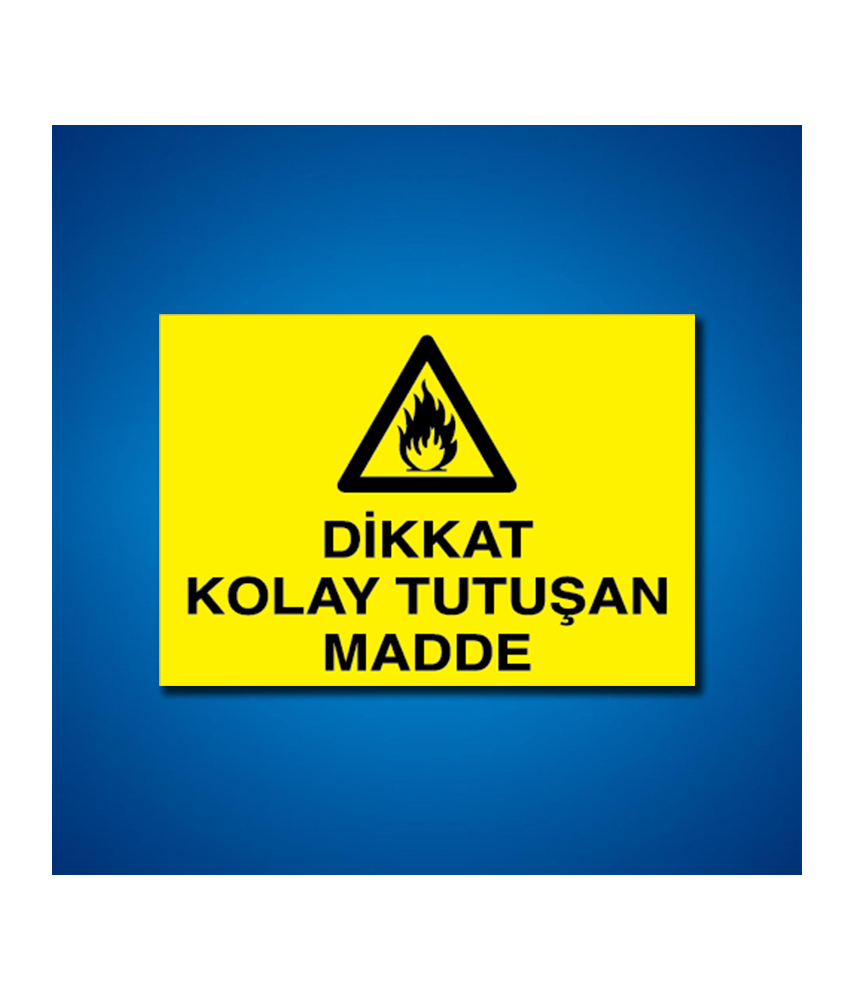 Yanıcı-parlayıcı İş Güveniği Etiketleri