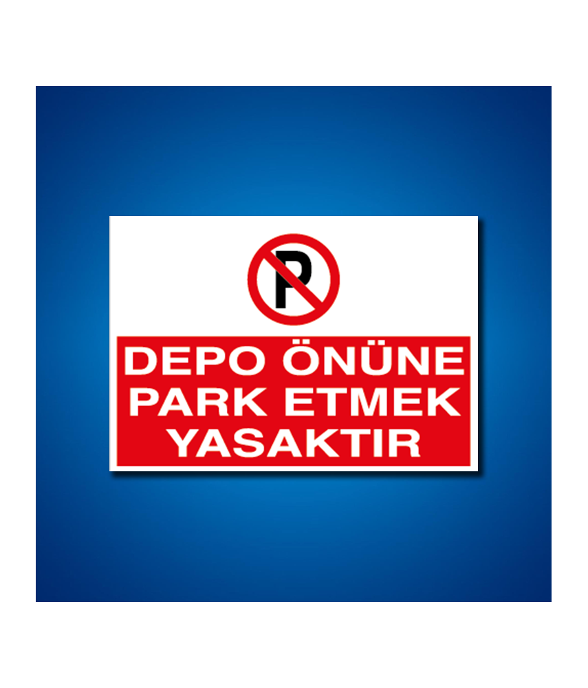 Park İş Güvenliği Etiketleri